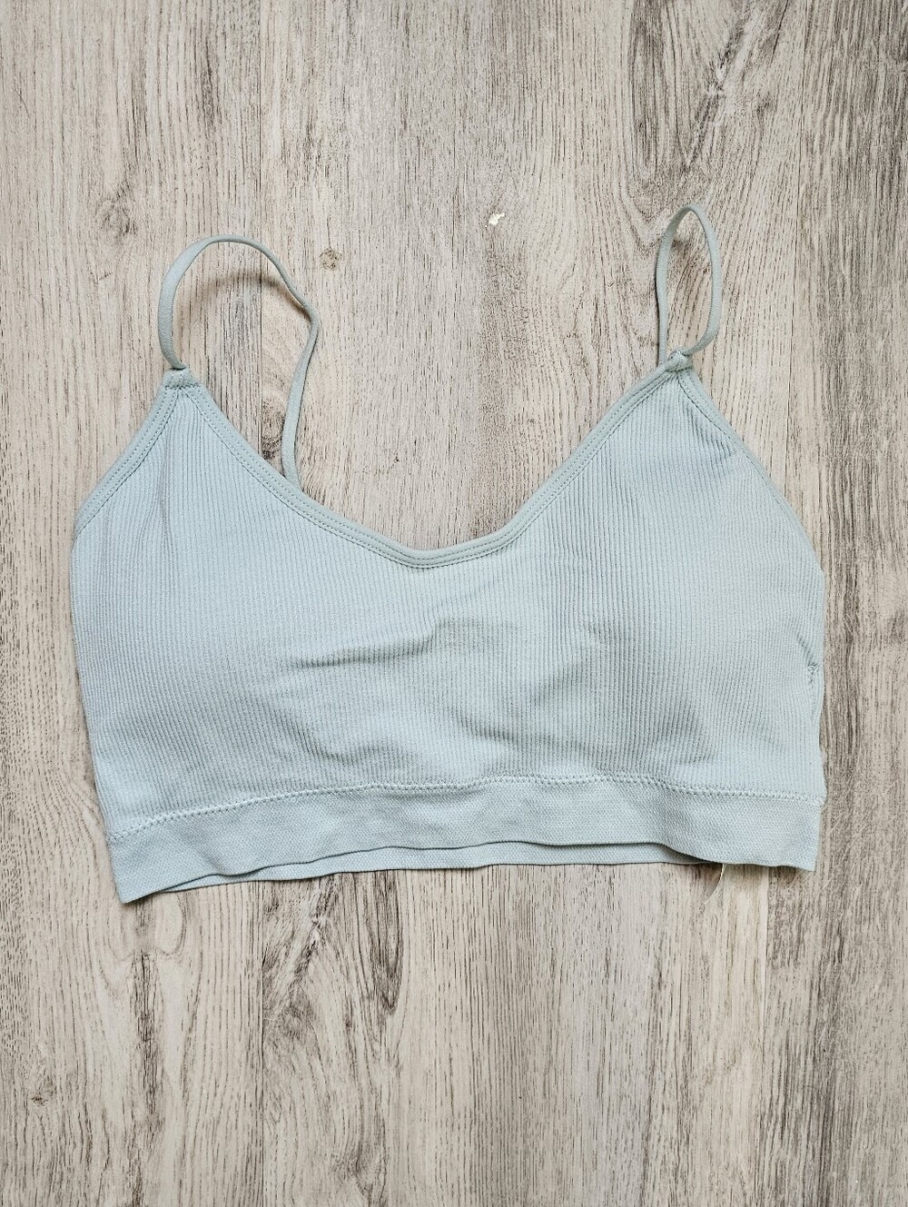 New SHEIN Ribbed Padded Lounge Bra